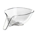 Multifunctional Kitchen Drain Basket - Clear Fruit & Vegetable Filter Bowl with Spout