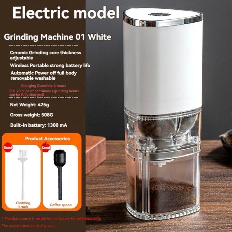 • Premium Portable Electric Coffee & Spice Grinder