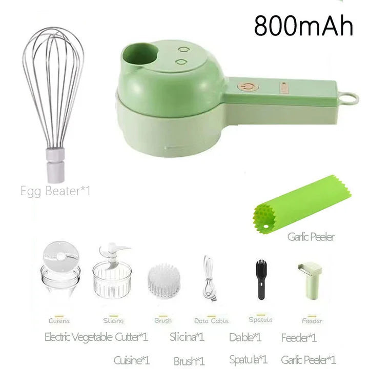 4-in-1 Electric Vegetable Cutter