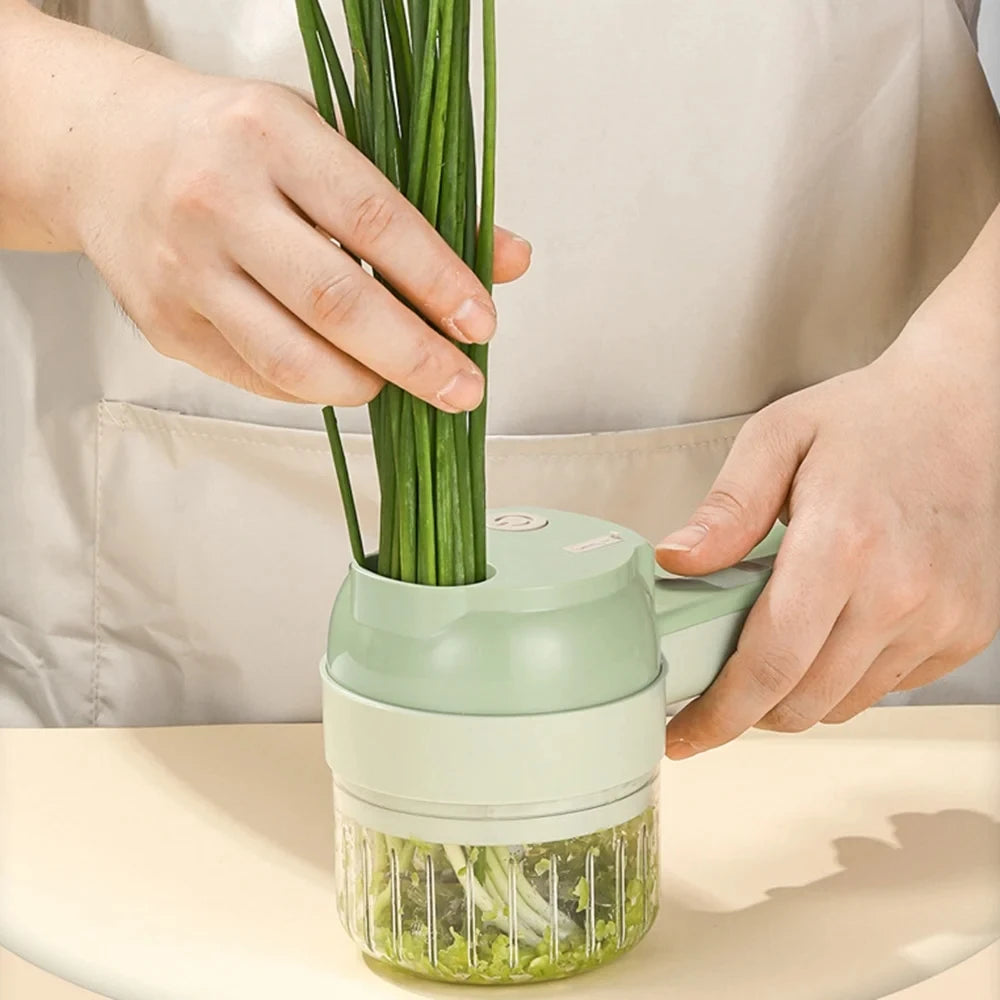 4-in-1 Electric Vegetable Cutter