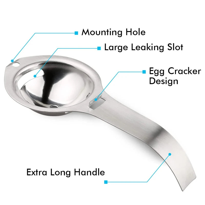 Premium Stainless Steel Egg Yolk Separator