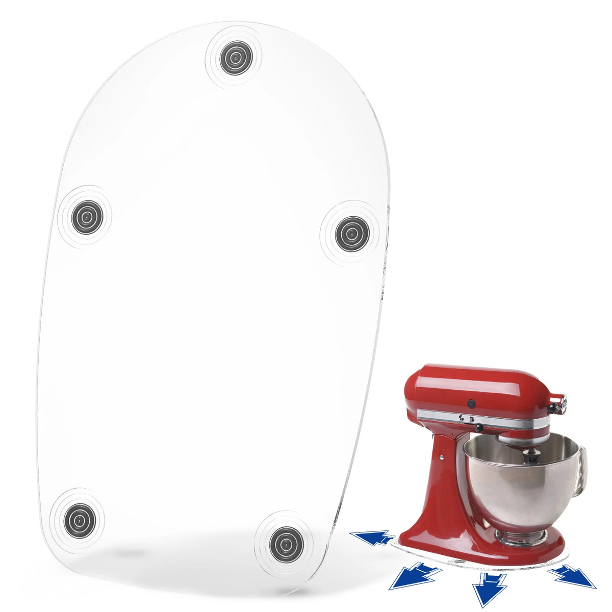 Premium Acrylic Slider Mat For KitchenAid Stand