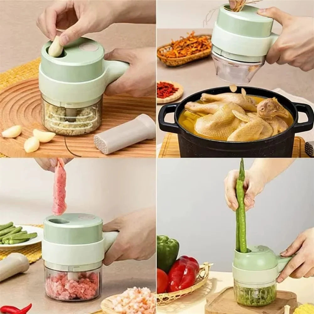 4-in-1 Electric Vegetable Cutter