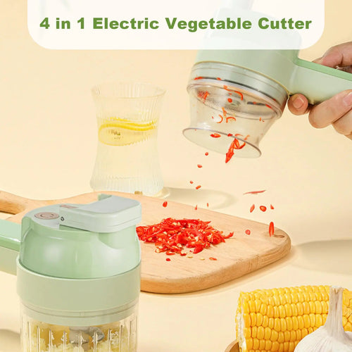 4-in-1 Electric Vegetable Cutter