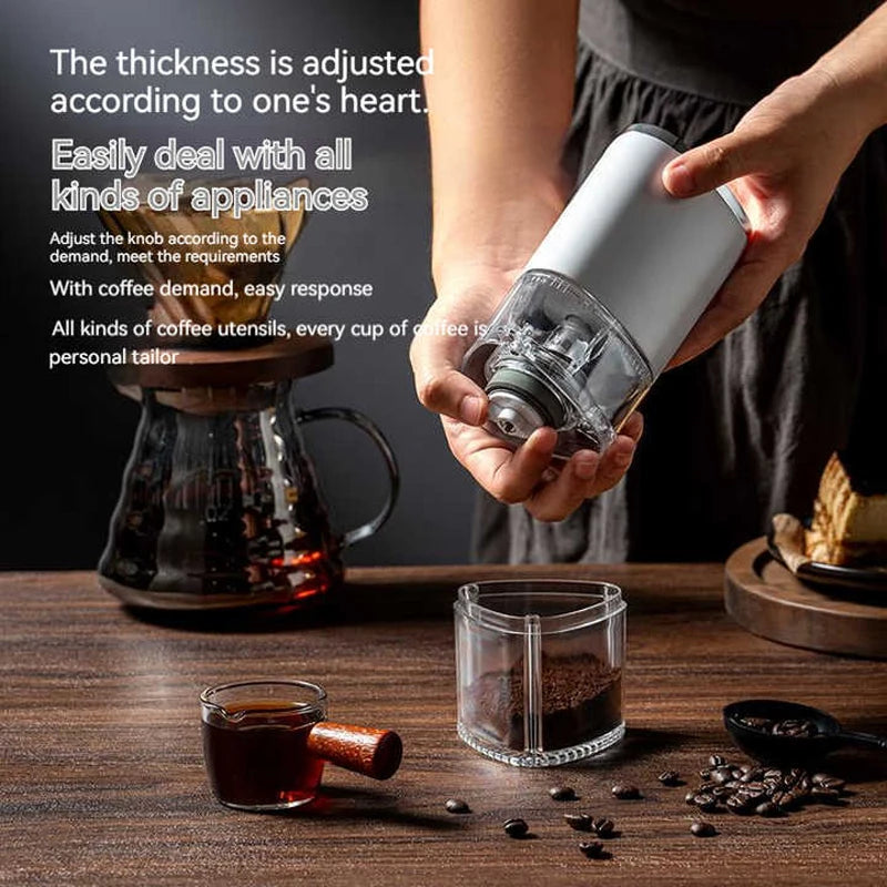 • Premium Portable Electric Coffee & Spice Grinder