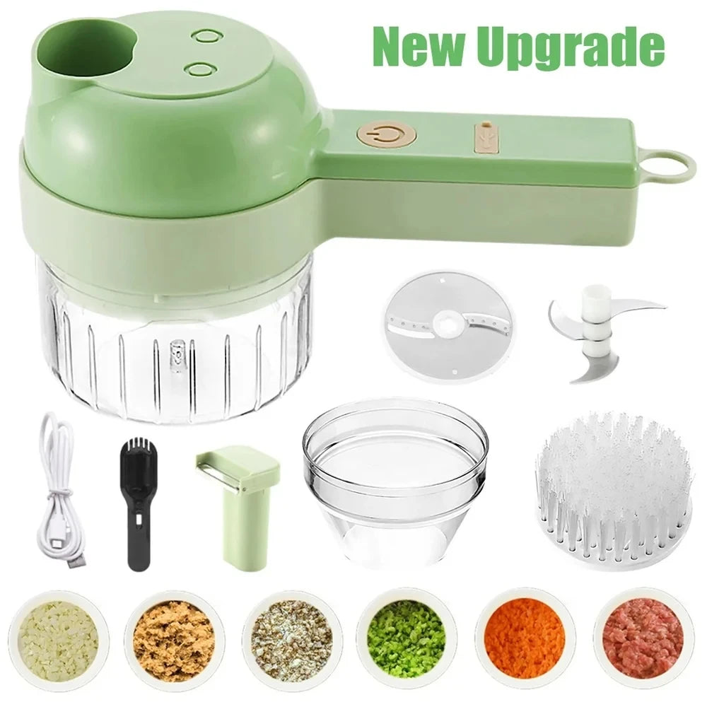 4-in-1 Electric Vegetable Cutter