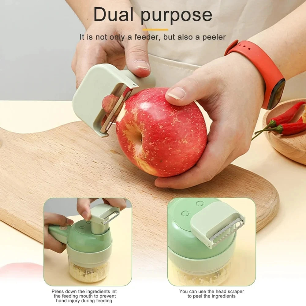 4-in-1 Electric Vegetable Cutter