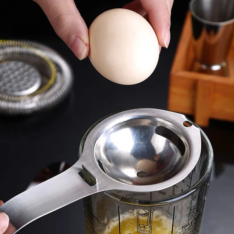 Premium Stainless Steel Egg Yolk Separator