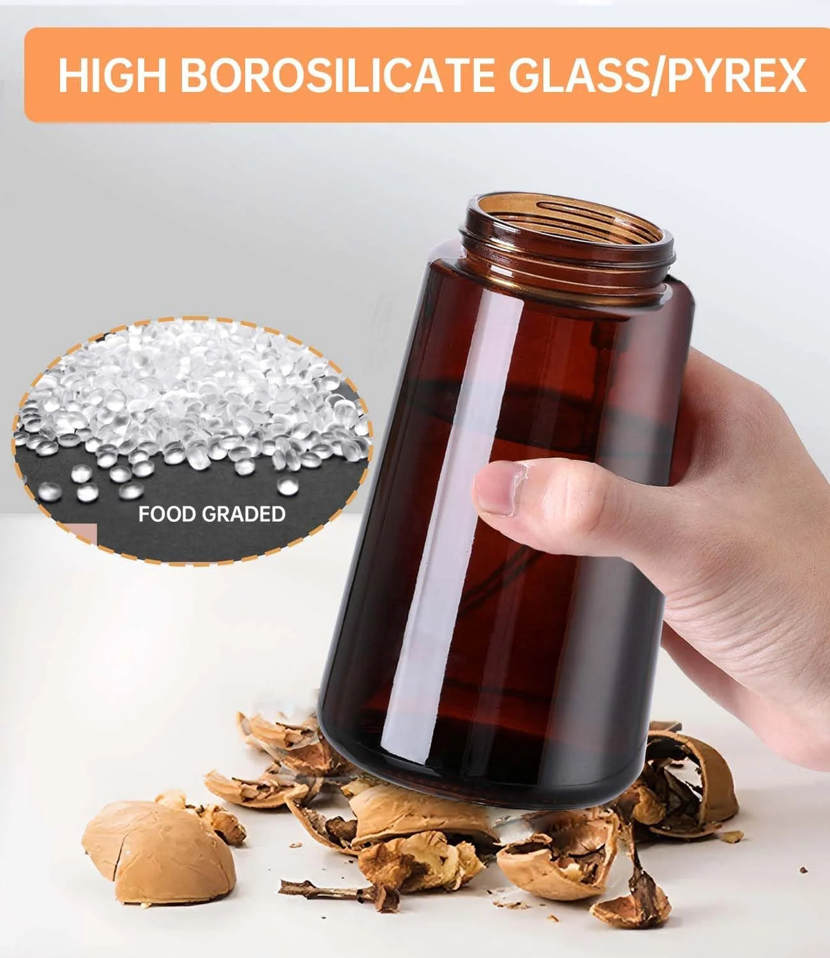 2-in-1 Leakproof Glass Oil Sprayer & Dispenser